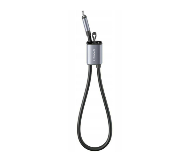 USAMS Kabel 60W USB-C do USB-C handstrap 30cm tarnish - 1490222 - zdjęcie